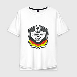 Футболка оверсайз мужская Germany League, цвет: белый