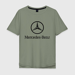 Мужская футболка оверсайз Logo Mercedes-Benz