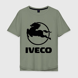 Футболка оверсайз мужская Iveco, цвет: авокадо