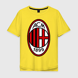 Футболка оверсайз мужская Milan ACM, цвет: желтый