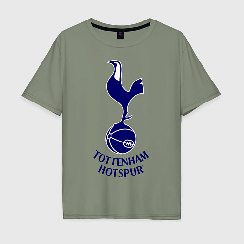 Мужская футболка оверсайз Tottenham FC / Авокадо – фото 1