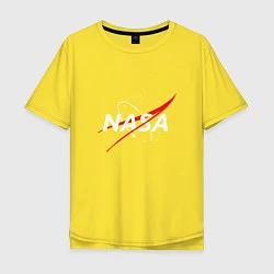 Футболка оверсайз мужская NASA: Space Arrow, цвет: желтый