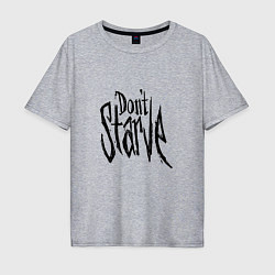 Футболка оверсайз мужская Don't Starve, цвет: меланж