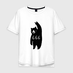 Мужская футболка оверсайз Bad Bear: 666 Rock