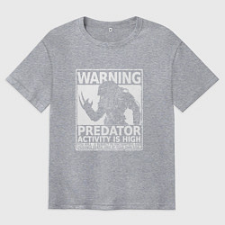 Мужская футболка оверсайз Predator Activity is High