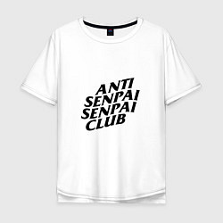 Мужская футболка оверсайз ANTI SENPAI CLUB