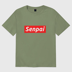 Мужская футболка оверсайз Senpai Supreme
