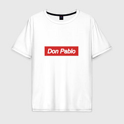 Футболка оверсайз мужская Don Pablo Supreme, цвет: белый