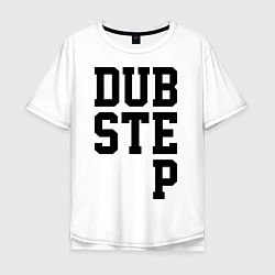 Футболка оверсайз мужская DubStep Lines, цвет: белый