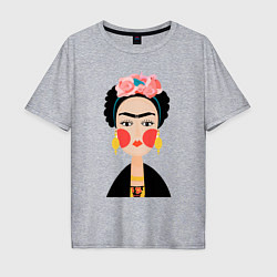 Мужская футболка оверсайз Фрида Кало