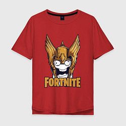 Футболка оверсайз мужская Fortnite Angel, цвет: красный