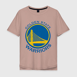 Мужская футболка оверсайз Golden state Warriors