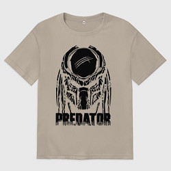 Мужская футболка оверсайз Predator Mask