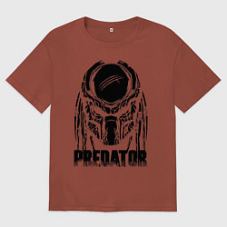 Мужская футболка оверсайз Predator Mask