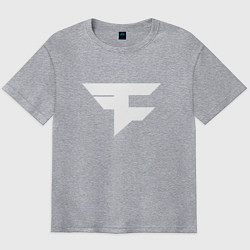 Футболка оверсайз мужская FAZE Symbol, цвет: меланж