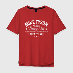 Футболка оверсайз мужская Mike Tyson: Boxing Club, цвет: красный