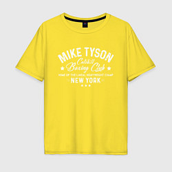 Футболка оверсайз мужская Mike Tyson: Boxing Club, цвет: желтый