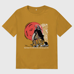 Мужская футболка оверсайз Темный всадник