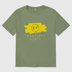 Мужская футболка оверсайз 21 Top: Yellow Trench