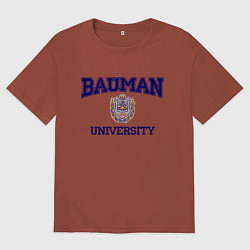 Мужская футболка оверсайз BAUMAN University