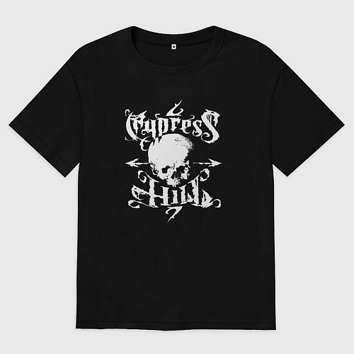 Мужская футболка оверсайз Cypress Hill / Черный – фото 1
