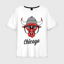 Мужская футболка оверсайз Chicago SWAG