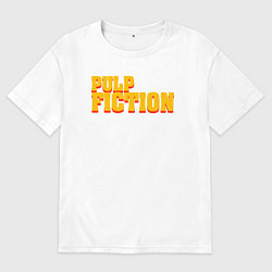 Футболка оверсайз мужская Pulp Fiction, цвет: белый