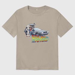 Мужская футболка оверсайз Back to the future
