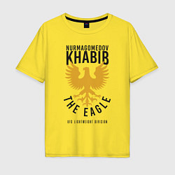 Футболка оверсайз мужская Khabib: The Eagle, цвет: желтый