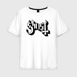 Мужская футболка оверсайз Ghost