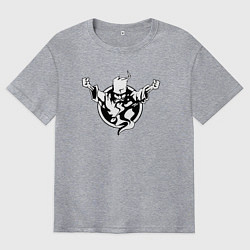 Футболка оверсайз мужская Thunderdome logo, цвет: меланж