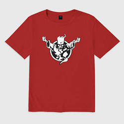 Футболка оверсайз мужская Thunderdome logo, цвет: красный