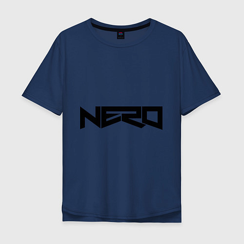 Мужская футболка оверсайз Nero / Тёмно-синий – фото 1