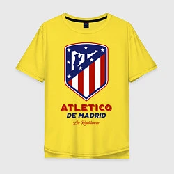Футболка оверсайз мужская Atlecito de Madrid, цвет: желтый