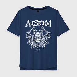 Футболка оверсайз мужская Alestorm: Pirate Bay, цвет: тёмно-синий