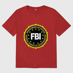 Мужская футболка оверсайз FBI Departament