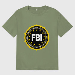 Мужская футболка оверсайз FBI Departament
