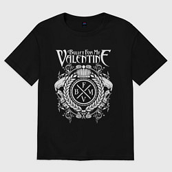 Футболка оверсайз мужская Bullet For My Valentine, цвет: черный