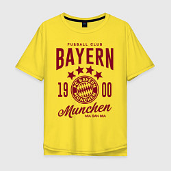 Футболка оверсайз мужская Bayern Munchen 1900, цвет: желтый