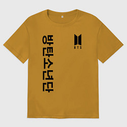 Мужская футболка оверсайз BTS Korea