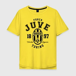 Футболка оверсайз мужская Forza Juve 1897: Torino, цвет: желтый