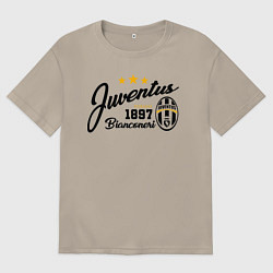 Футболка оверсайз мужская Juventus 1897, цвет: миндальный