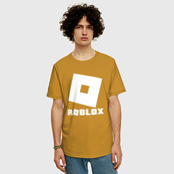 Футболка оверсайз мужская ROBLOX, цвет: горчичный — фото 2