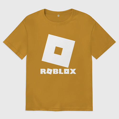 Мужская футболка оверсайз ROBLOX / Горчичный – фото 1