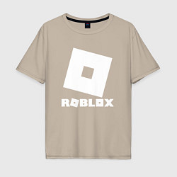 Футболка оверсайз мужская ROBLOX, цвет: миндальный