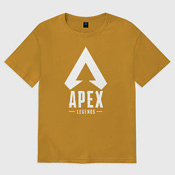 Футболка оверсайз мужская Apex Legends, цвет: горчичный