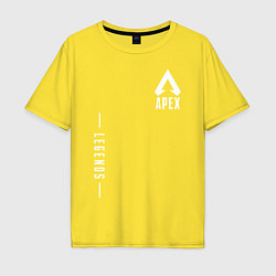 Футболка оверсайз мужская Apex Legends Gamer, цвет: желтый