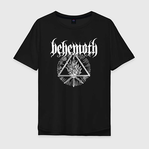 Мужская футболка оверсайз Behemoth / Черный – фото 1