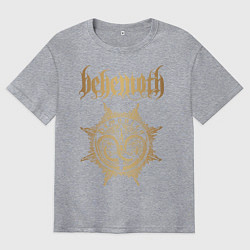 Мужская футболка оверсайз Behemoth: Demonica