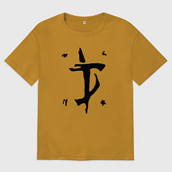 Мужская футболка оверсайз DOOM Slayer